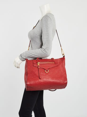 Used Handbags Louis Vuitton Orient Monogram Empreinte Leather Lumineuse PM Bag