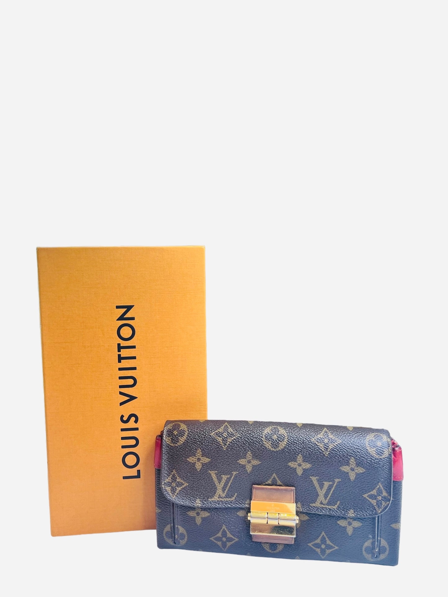 Used LOUIS VUITTON 
Monogram Elysee Wallet Pink