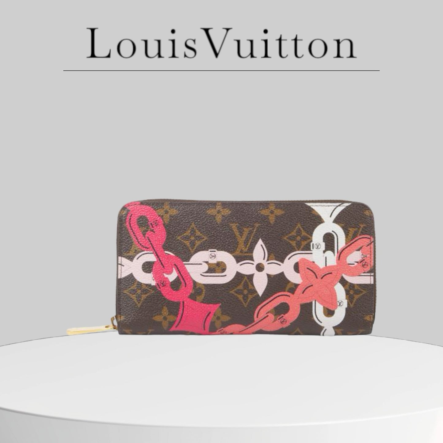 Used LOUIS VUITTON
Monogram Chain Zip Around Wallet