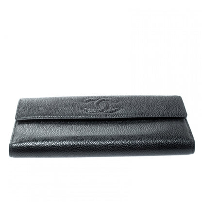 Used Chanel
Chanel Black Caviar Leather CC Bifold Wallet