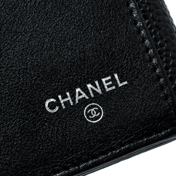 Used Chanel
Chanel Black Caviar Leather CC Bifold Wallet