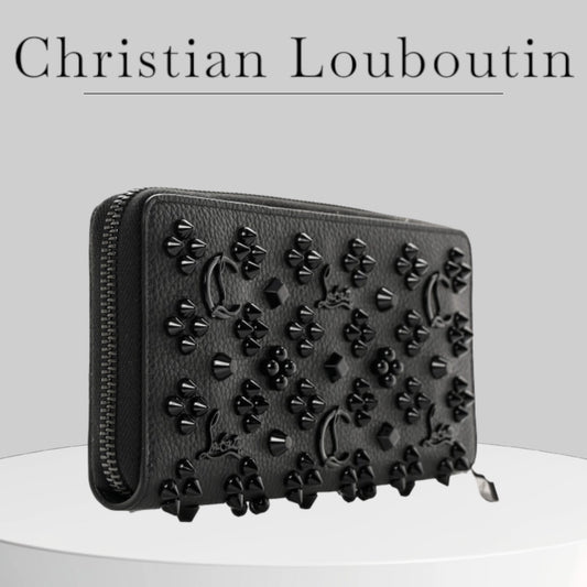 Pre-owned CHRISTIAN LOUBOUTIN 
Calfskin Loubinthesky Panettone Wallet Rocket