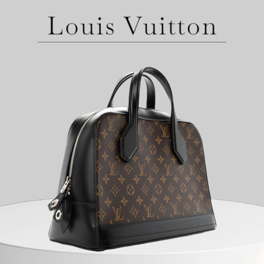 Used LOUIS VUITTON 
Monogram Dora MM Black