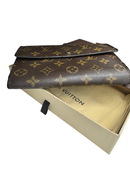 Pre-owned excellent condition A+ Louis Vuitton tri fold porte tresor International long wallet clutch