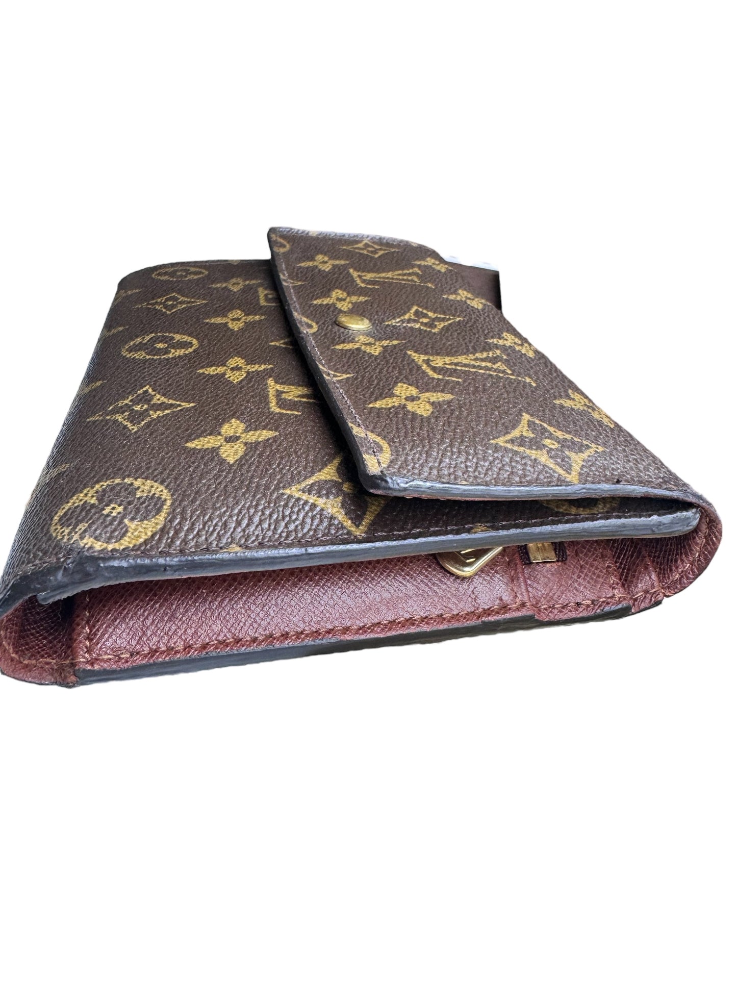 Pre-owned excellent condition A+ Louis Vuitton tri fold porte tresor International long wallet clutch