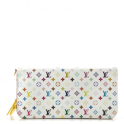 Pre-owned excellent condition LOUIS VUITTON 
Monogram Multicolor Insolite Wallet White Citron